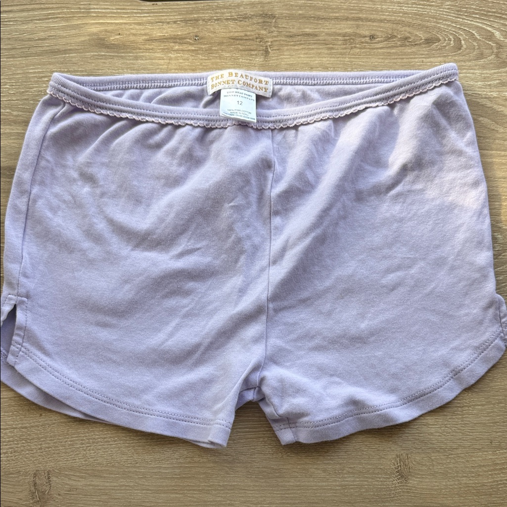 The Beaufort Bonnet Company Lavender Kids Shorts